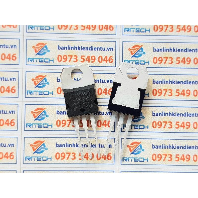 [Combo 10 chiếc] L7815CV L7815 7815 IC Nguồn 15V TO-220 hàng đẹp