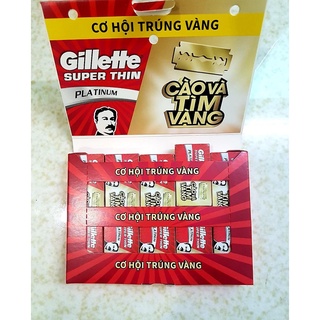 Lốc 10 Hộp Lưỡi Lam Gillette Super Thin