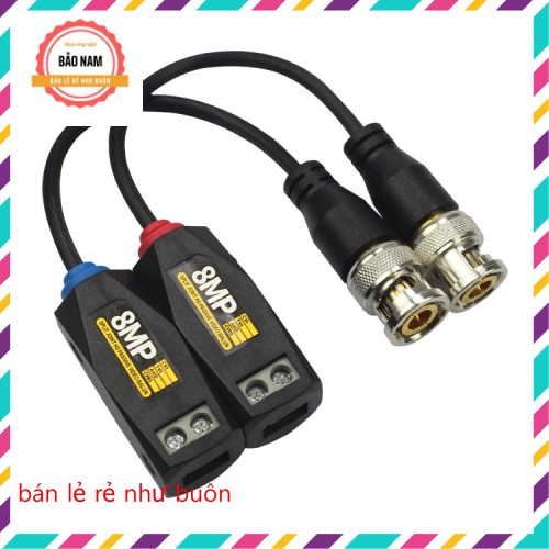 Camera Balun HD CVI, TVI, AHD, CVBS tương thích 720p/960p/1080p/3mp/4mp/5mp/8mp