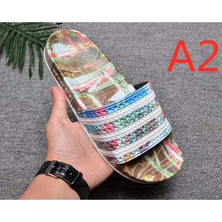 Adidas Adilette Dép In Graffiti Vẽ Đàn ông và Phụ nữ Dép đi biển thông thường