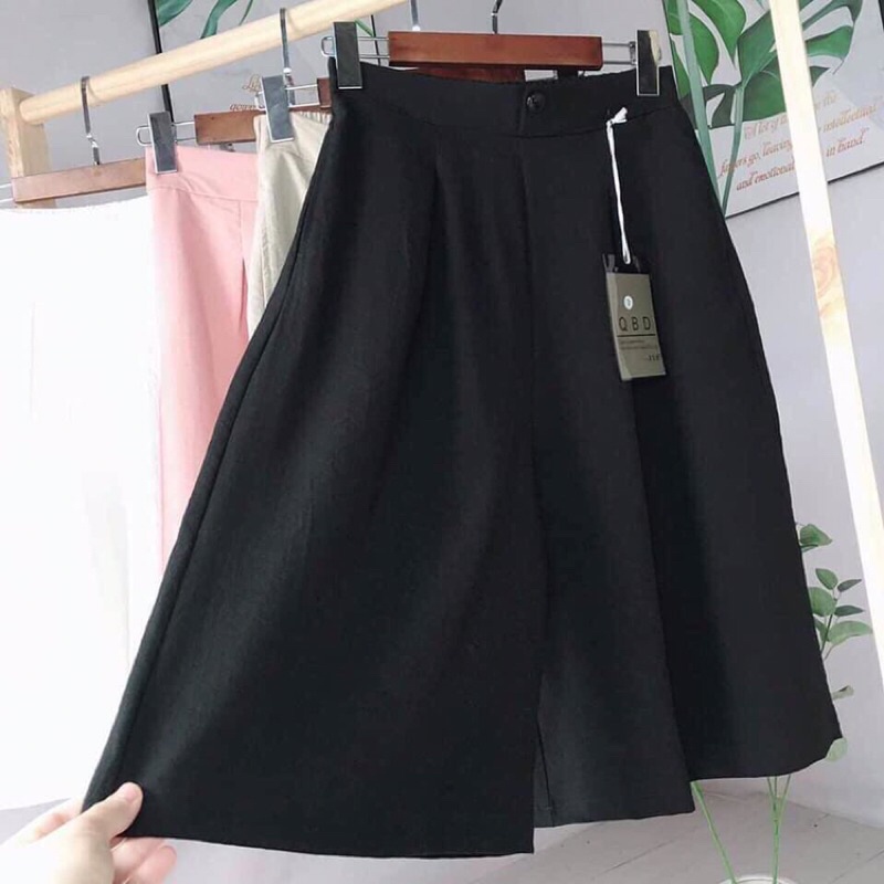 QUẦN ĐŨI NGỐ ỐNG RỘNG DÁNG VÁY SIÊU MÁT