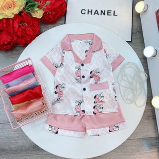XẢ KHO  bộ pizama lụa cho bé