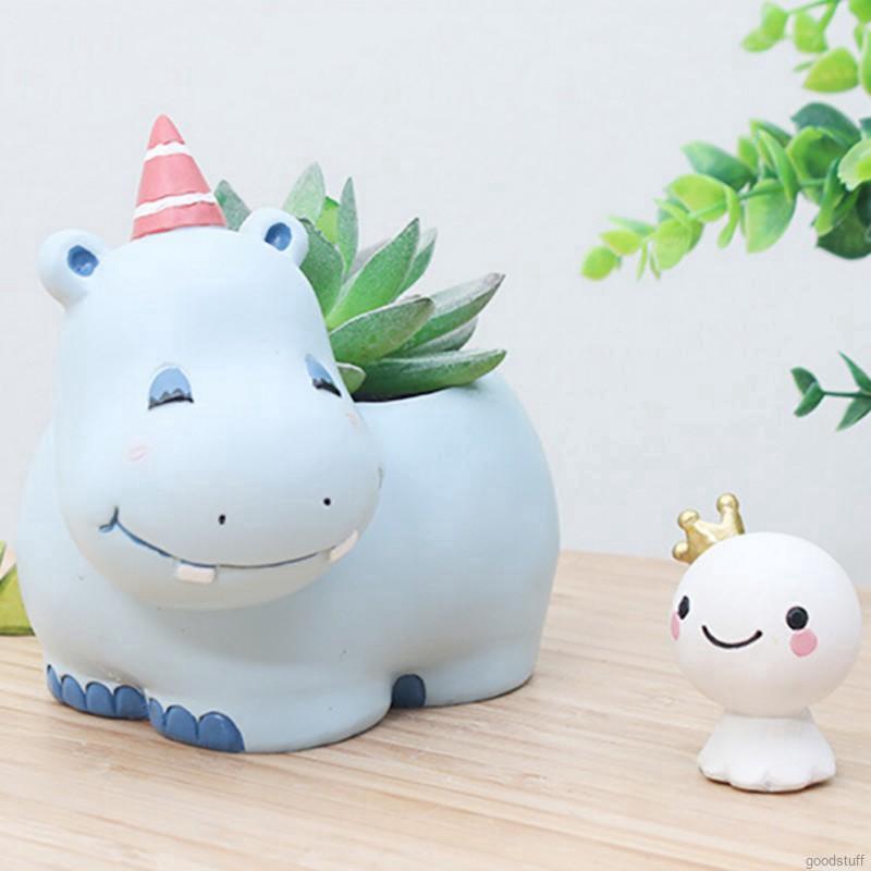 Mô hình chậu hoa, cây cảnh sáng tạo