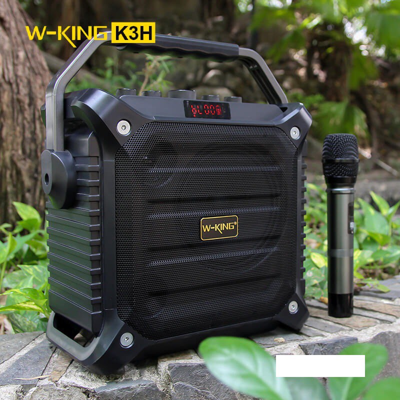 Loa Kéo Không Dây W-King K3H 100W + Tặng Kèm 1 Mic/Loa W-king K3 công suất 80W
