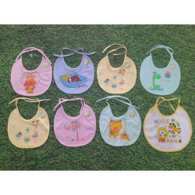 Yếm ăn dặm, yếm buộc dây chống thấm cho bé