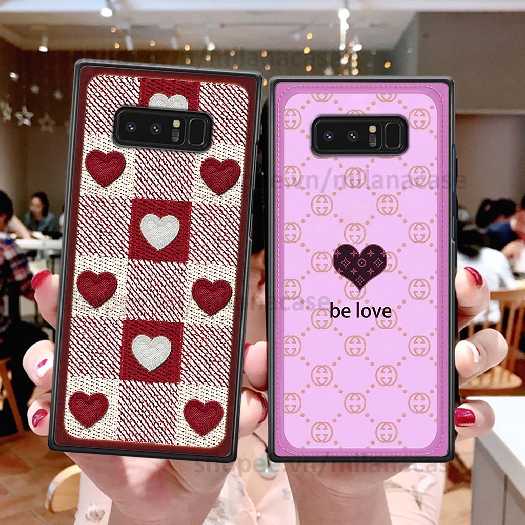 Ốp Samsung Note 8 hình trái tim be love tình yêu siêu đẹp, cá tính, thời trang