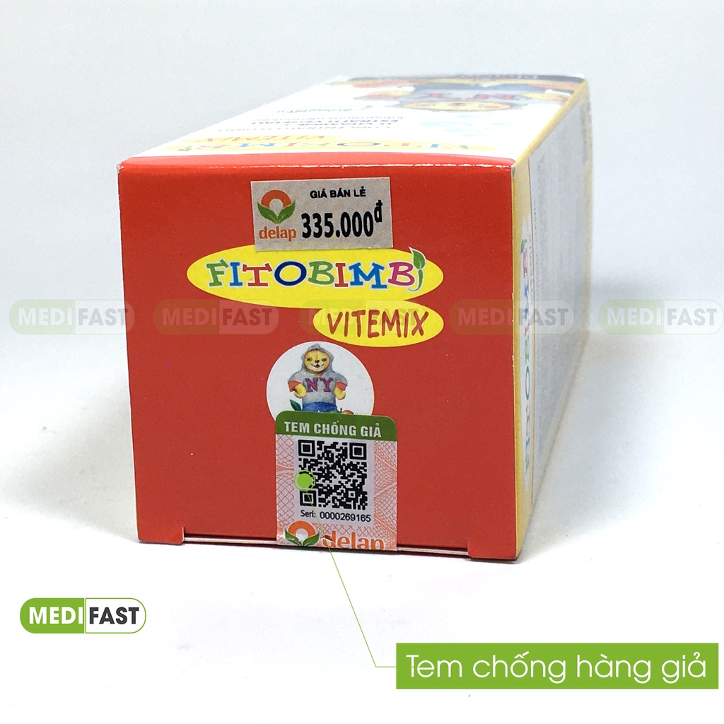 Fitobimbi Vitemix.Bổ Sung Vitamin,Khoáng Chất Cần Thiết Cho Bé Phát Triển Toàn Diện - Nhập khẩu từ Ý - Chai 200ml