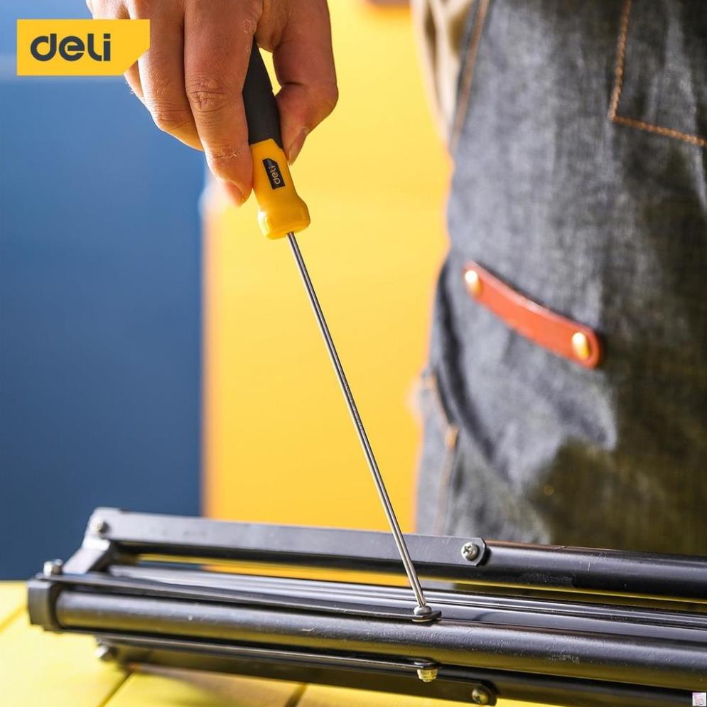 Tua Vít Deli Cao Cấp Đầu Philips - Đầu Vít Từ Tính Dễ Dàng Sử Dụng - Kích Thước 24cm - EDL633150 .