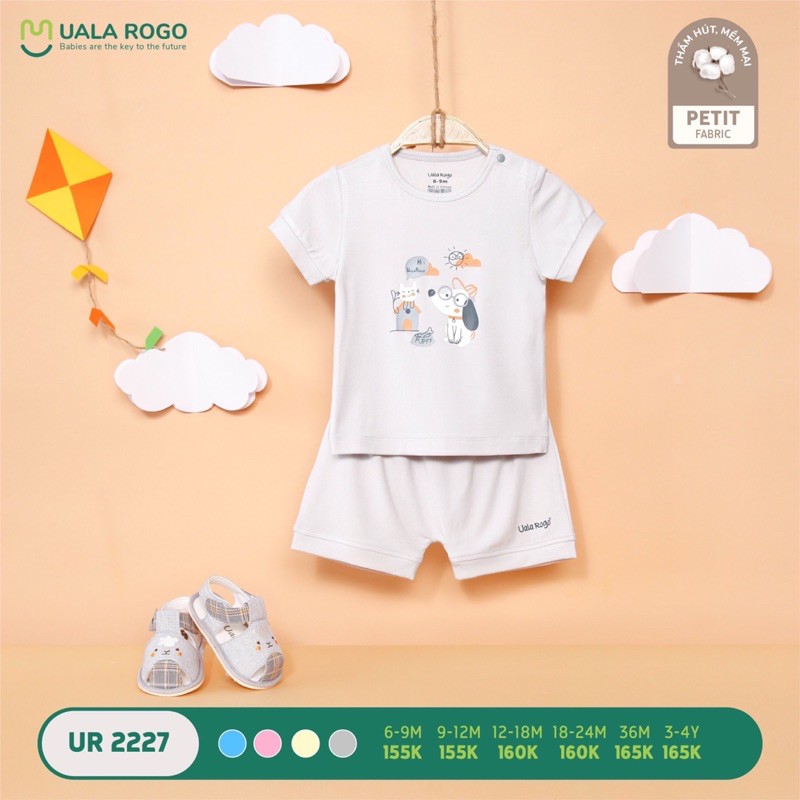 Bộ cộc tay PETIT Uala Rogo UR2227