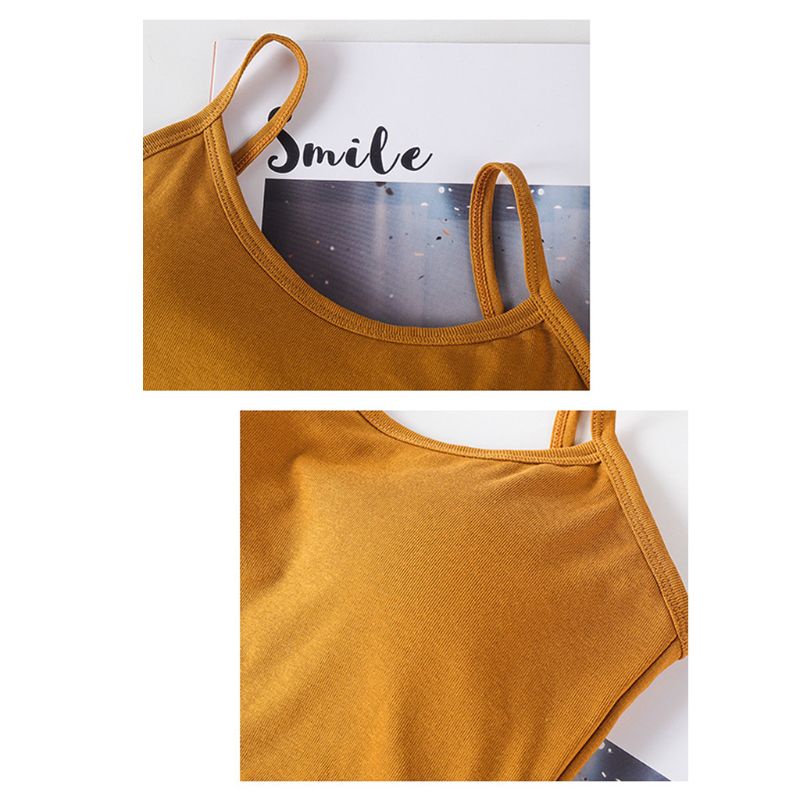 Xiangbao Áo Tank Top Dệt Kim Không Tay Màu Sắc Tươi Sáng Hở Lưng Thắt Nút Xoắn Gợi Cảm Cho Nữ Pa