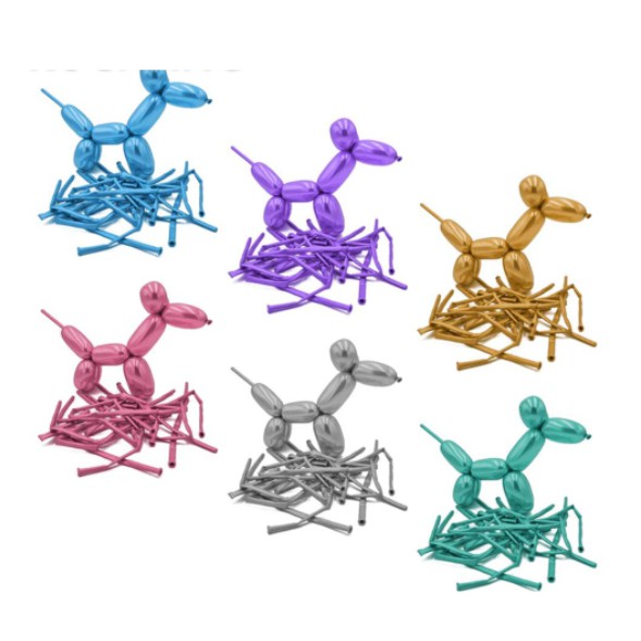 Set 10 bong bóng cao su latex dài thỏa sức sáng tạo