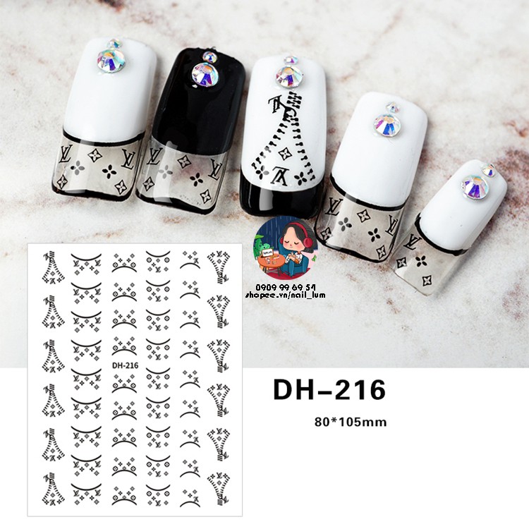 [Video Thực Tế] Nail Sticker - Dán Móng Tay DH186 LUÔN VUI TƯƠI