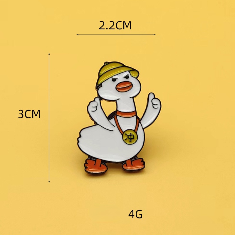 Huy hiệu cài áo MISS ZOE hình vịt con dễ thương