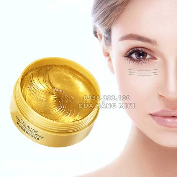 Mặt Nạ Dưỡng Da Mắt Phân Tử Vàng 24K Bioaqua