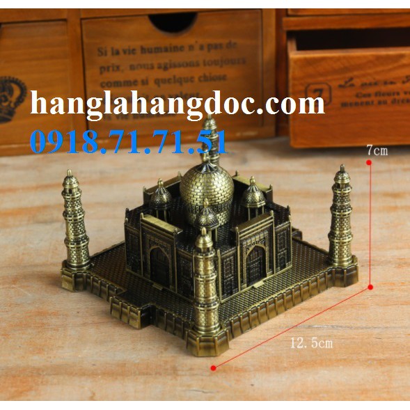 Mô hình trang trí ngôi đền Taj Mahal, biểu tượng của Ấn Độ