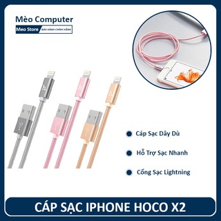 Cáp sạc iphone lightning hoco x2 - sạc nhanh iphone ipad - dài 1m - hàng chính hãng cao cấp