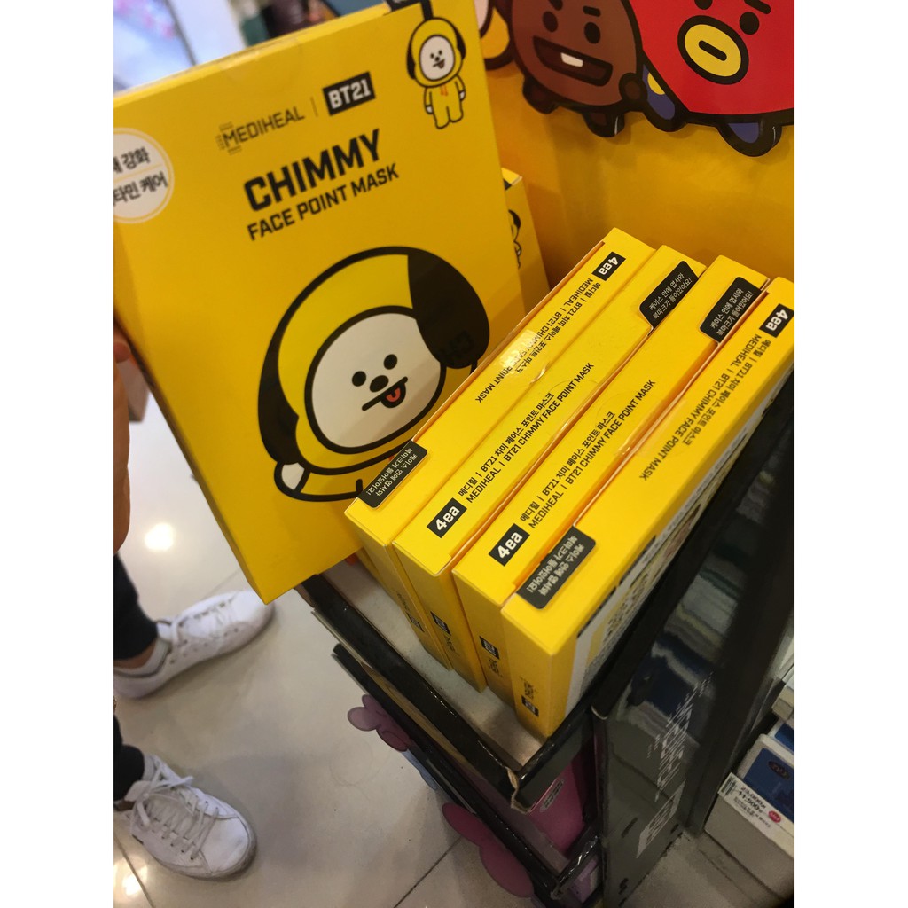 Mặt nạ giấy MEDIHEAL BTS BT21 FACE POINT MASK.