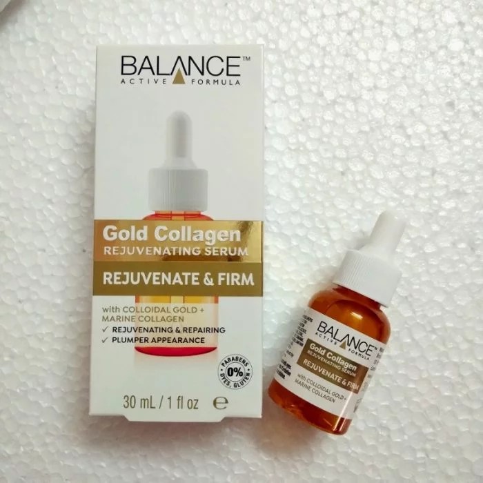 Tinh chất serum Balance Active Formula Gold Collagen Rejuvenate & firm trẻ hóa căng da, giảm nếp nhăn, làm sáng và mịn