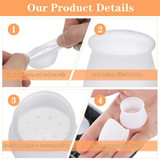 1 Bọc Chân Bàn Ghế Bằng Silicone Chống Trượt Tiện Dụng Sự Bảo Vệ