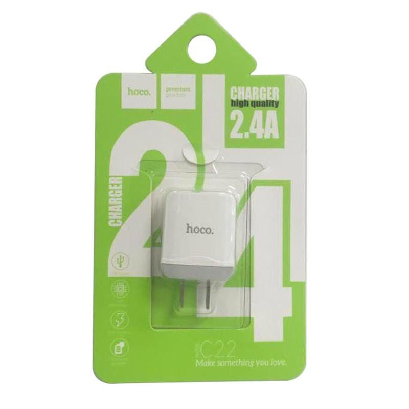 Cóc sạc nhanh Hoco C22 1 cổng USB-Dành cho mọi thiết bị