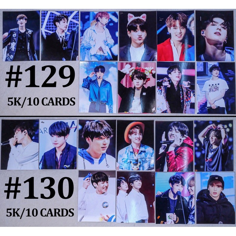 (Có sẵn) Sale set card JUNGKOOK BTS giá rẻ 8