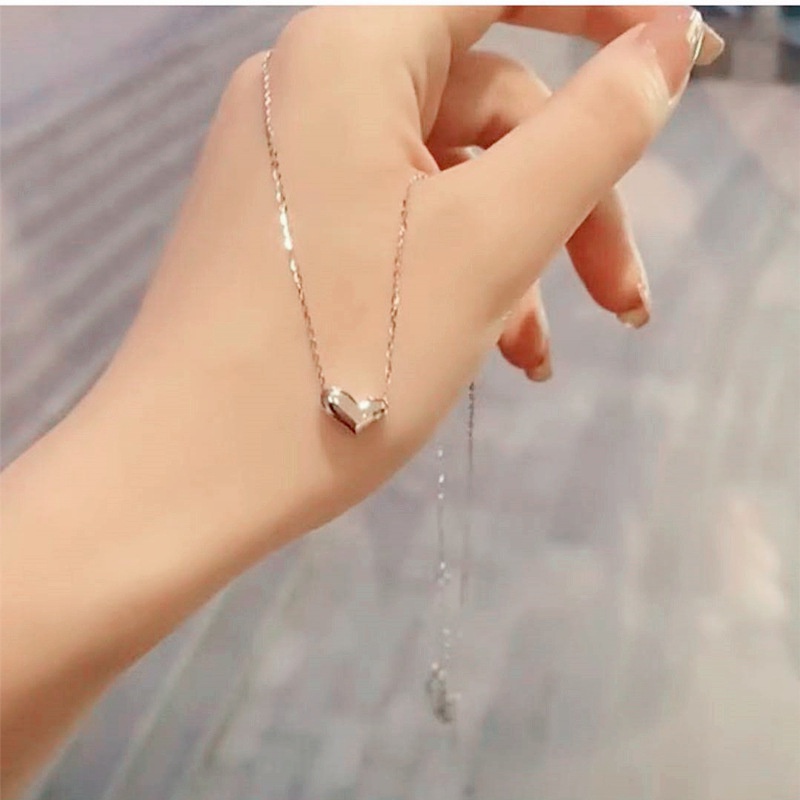 Dây chuyền đeo cổ nữ trái tim sợi nhỏ tiểu thư trang sức