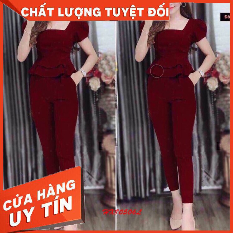 HÀNG CAO CẤP -  Set đồ bộ nữ quần dài áo kiểu phù hợp công sở hoặc dự tiệc rất sang trọng {XẢ KHO HÀNG}  - Hàng Cao Cấp