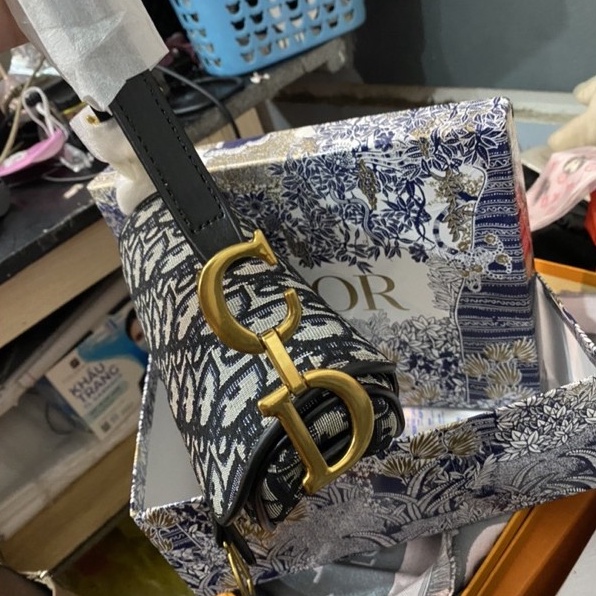 Túi Xách Đeo Chéo Nữ Yên Ngựa Thời Trang Chất Thổ Cẩm Đẹp Fullbox