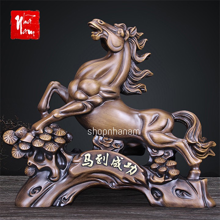 Tượng mã đáo thành công ngựa phi quà tặng trang trí nhà cửa vật phẩm phong thủy | BigBuy360 - bigbuy360.vn