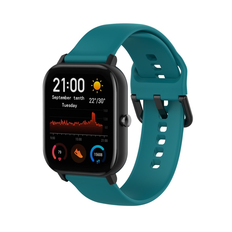 Dây Đeo Thay Thế Chất Liệu Silicon Màu Trơn Cho AmazfitGTS4 Mini