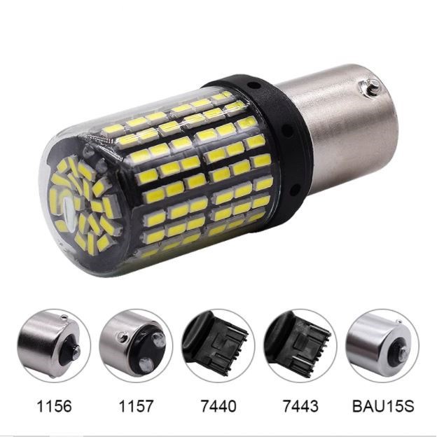 (144 chipled)1 đèn led 1156 1157 T20 xi nhan ô tô, đèn hậu xe máy ô tô cực sáng