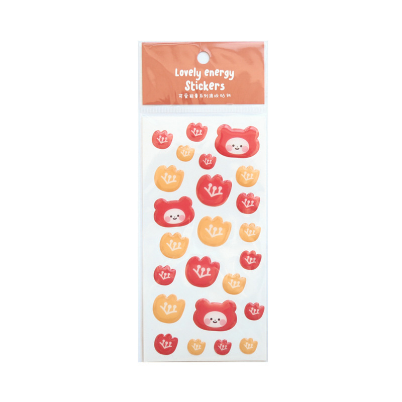 1 Sticker Dán Trang Trí Sổ Lưu Niệm Hình Hoạt Hình