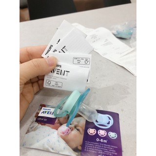 Ti giả chống vẩu avent 0-6m