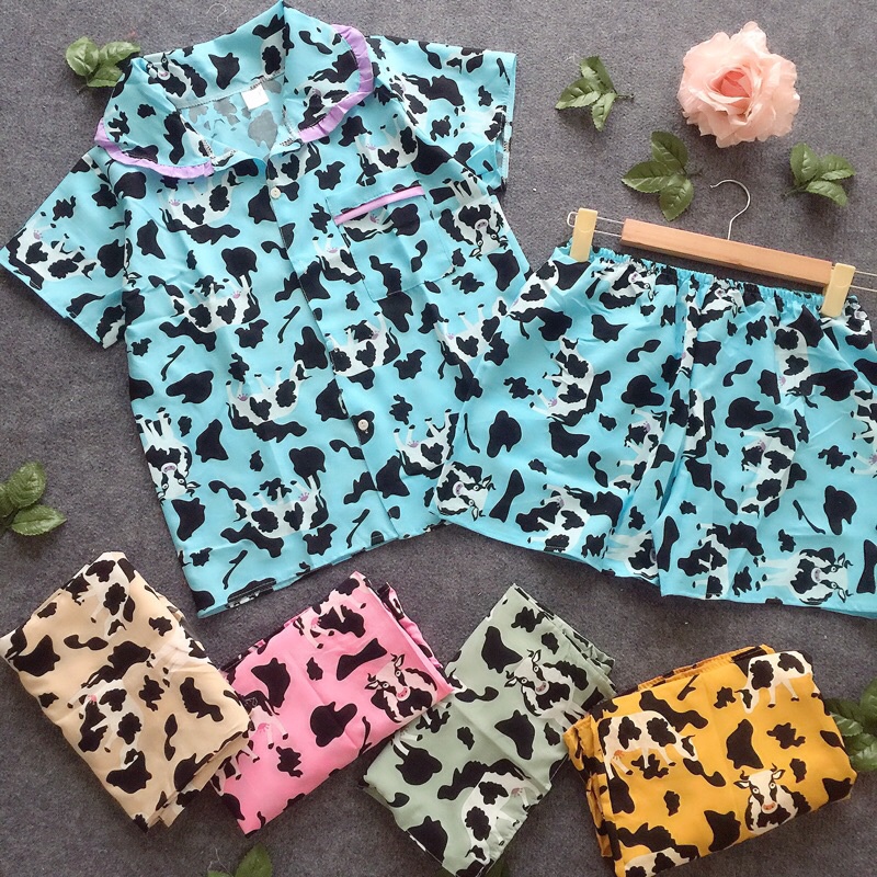 🐄ĐỒ BỘ BÒ SỮA CỘC ĐÙI TIỂU THƯ🐄