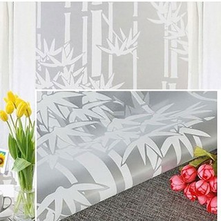 DECAL DÁN KÍNH MỜ TRÚC TRẮNG