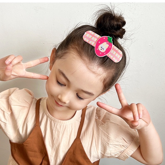Set 3 Miếng Dán Cố Định Tóc Gọn Gàng, Tạo Kiểu Dễ Thương Cho Bé