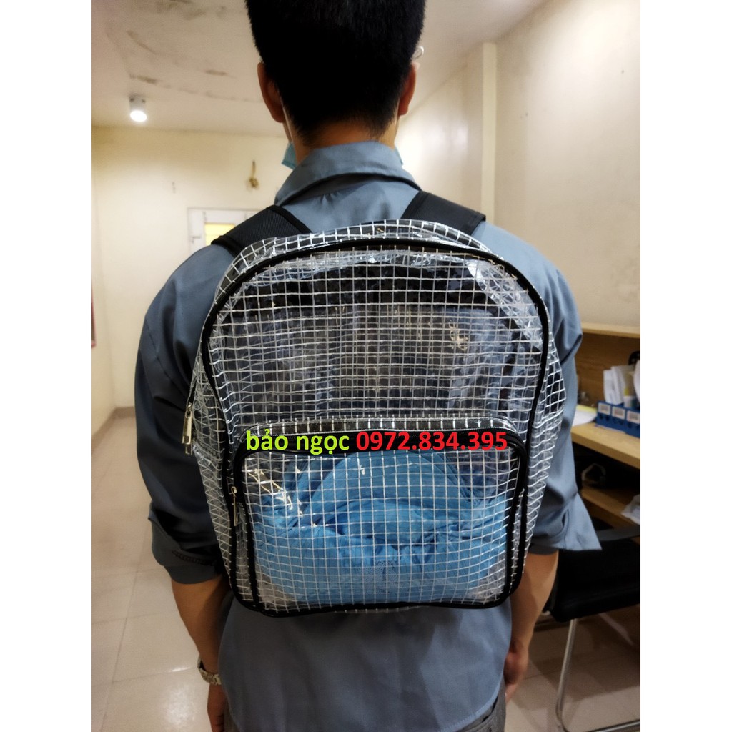 Balo Pvc Chống Tĩnh Điện Kích Thước 40 x35 X 15cm-balo chống tĩnh điện