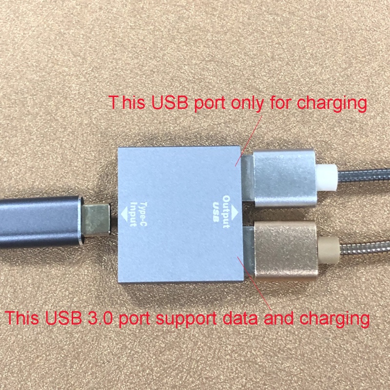 Cáp Sạc Chuyển Đổi USB C Sang Hai Cổng USB Type C