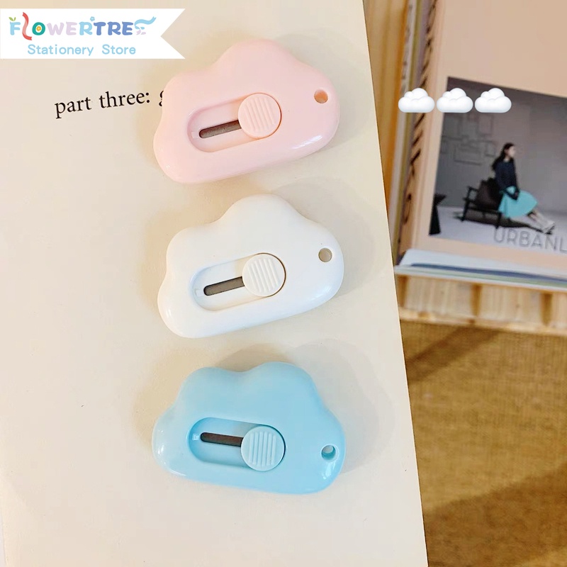 Dao cắt giấy mini hình đám mây nhỏ gọn đáng yêu