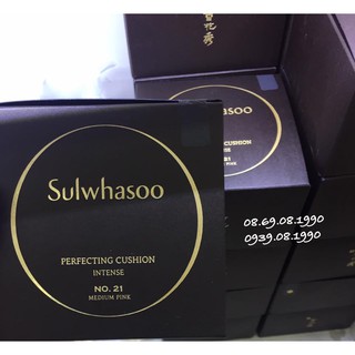 [ Kèm lõi refill ] Phấn Nước Sulwhasoo Perfecting Cushion Intense SPF50+/PA+++