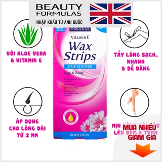 [BÁN SỈ] Miếng dán tẩy lông, miếng wax lông Beauty Formulas 20 Miếng