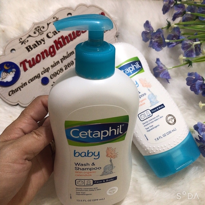 Sữa tắm gội Cetaphil 230ml - 399ml