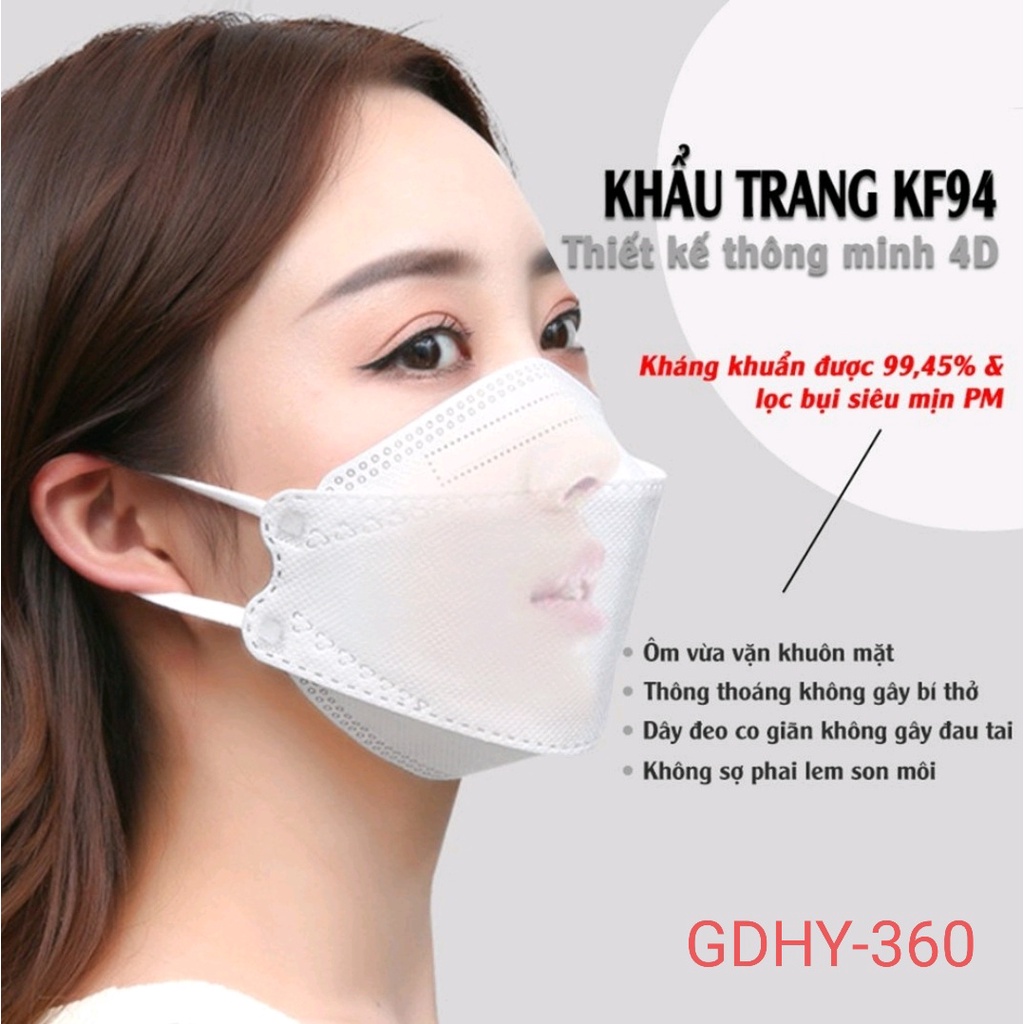 THÙNG 300 CHIẾC KHẨU TRANG 4D KF94 ÔM SÁT MẶT : NGĂN VI KHUẨN , CHỐNG BỤI HOT NHẤT 2021