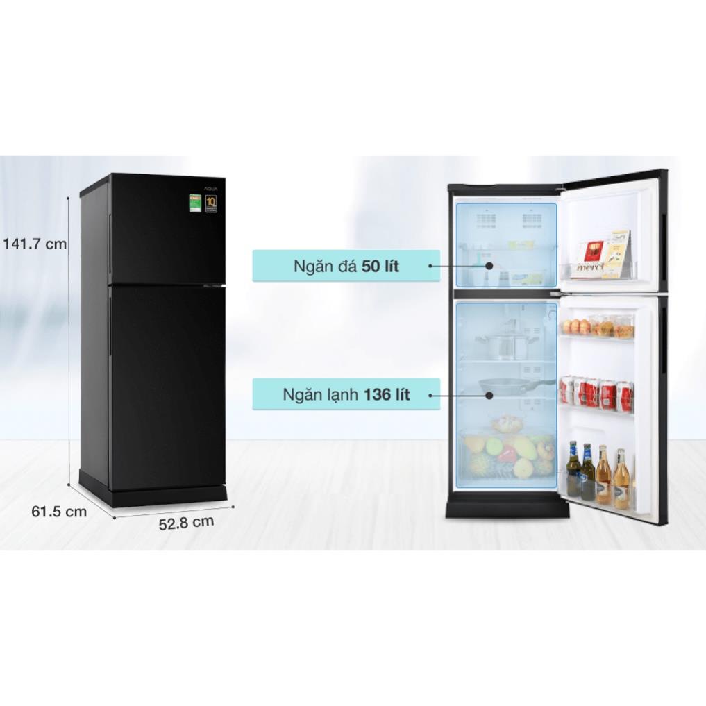 Tủ lạnh Aqua Inverter 186 lít AQR-T219FA   - Mới 100%