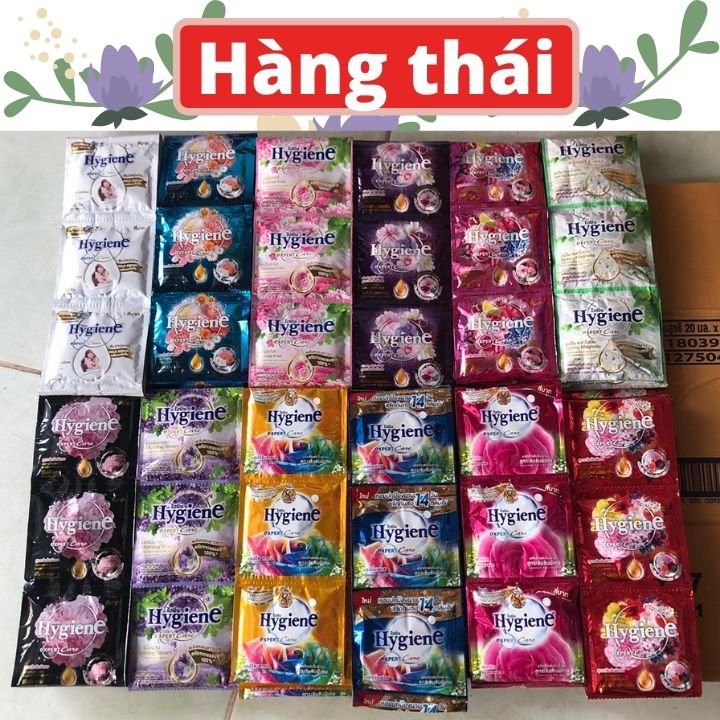 Nước xả vải đậm đặc Hygiene- 1 gói /20ml- thơm mát, lưu hương lâu trên quần áo - Tomchuakids