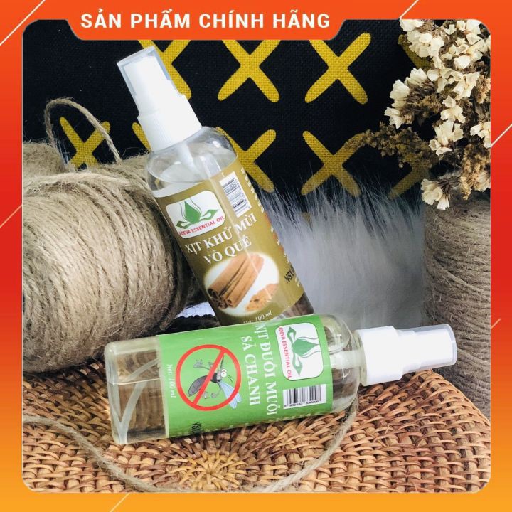 Xịt đuổi muỗi Sả chanh ⚡ FREESHIP ⚡ - ADEVA Naturals - 100ml