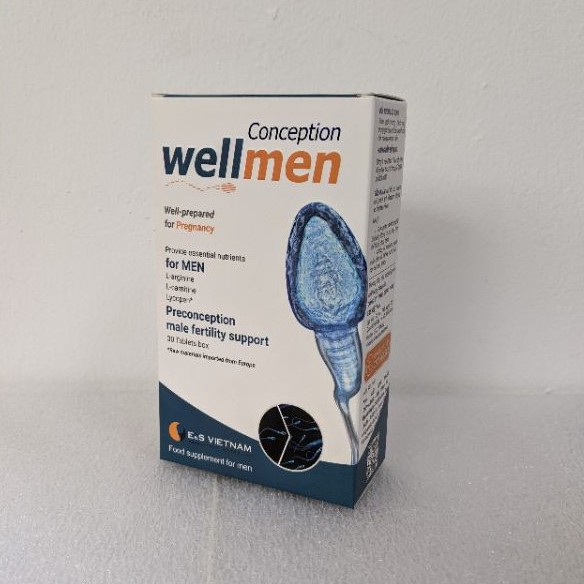 Wellmen Conception Bổ Tinh Trùng- Tăng chất lượng tinh trùng, cải thiện sức khỏe nam giới