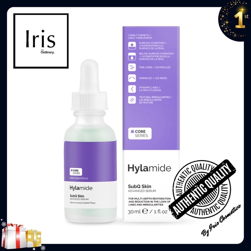 Serum siêu cấp nước, chống lão hoá SubQ Skin Advanced Serum - Hylamide
