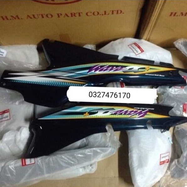 Bộ nhựa dàn áo xe WAVE Alpha + xanh rêu zin honda