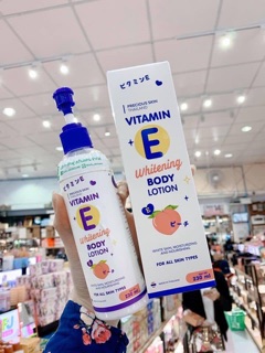 Body lotion trắng da Vitamin E